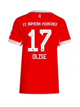 Bayern Munich Michael Olise #17 Replika Hemmakläder Dam 2025-26 Kortärmad